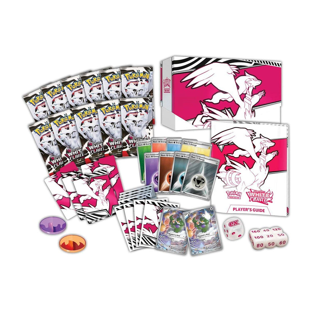 Scarlet &amp; Violet—White Flare Pokémon Center Elite Trainer Box