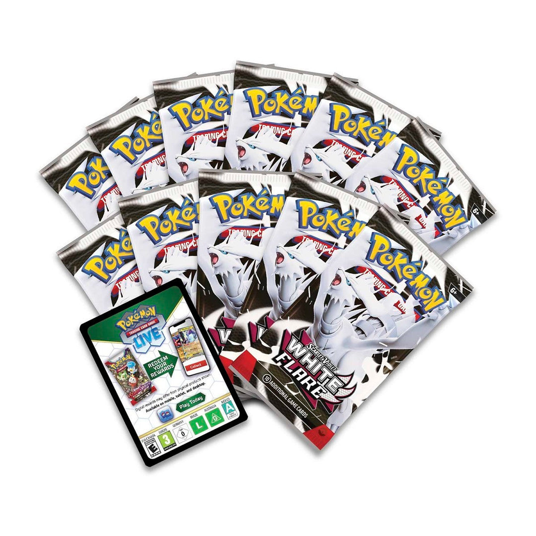 Scarlet &amp; Violet—White Flare Pokémon Center Elite Trainer Box