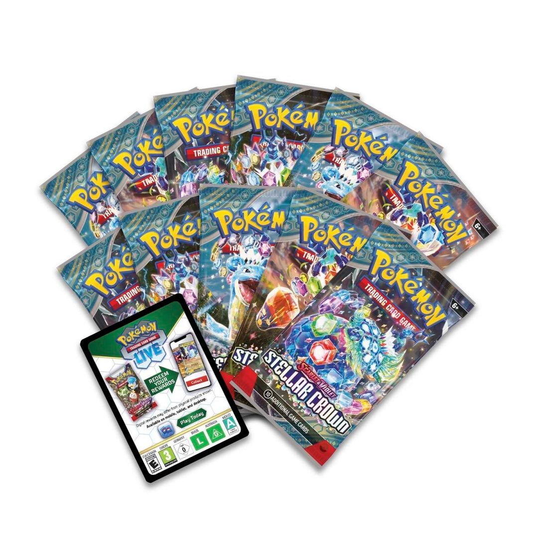 Scarlet &amp; Violet-Stellar Crown Pokémon Center Elite Trainer Box