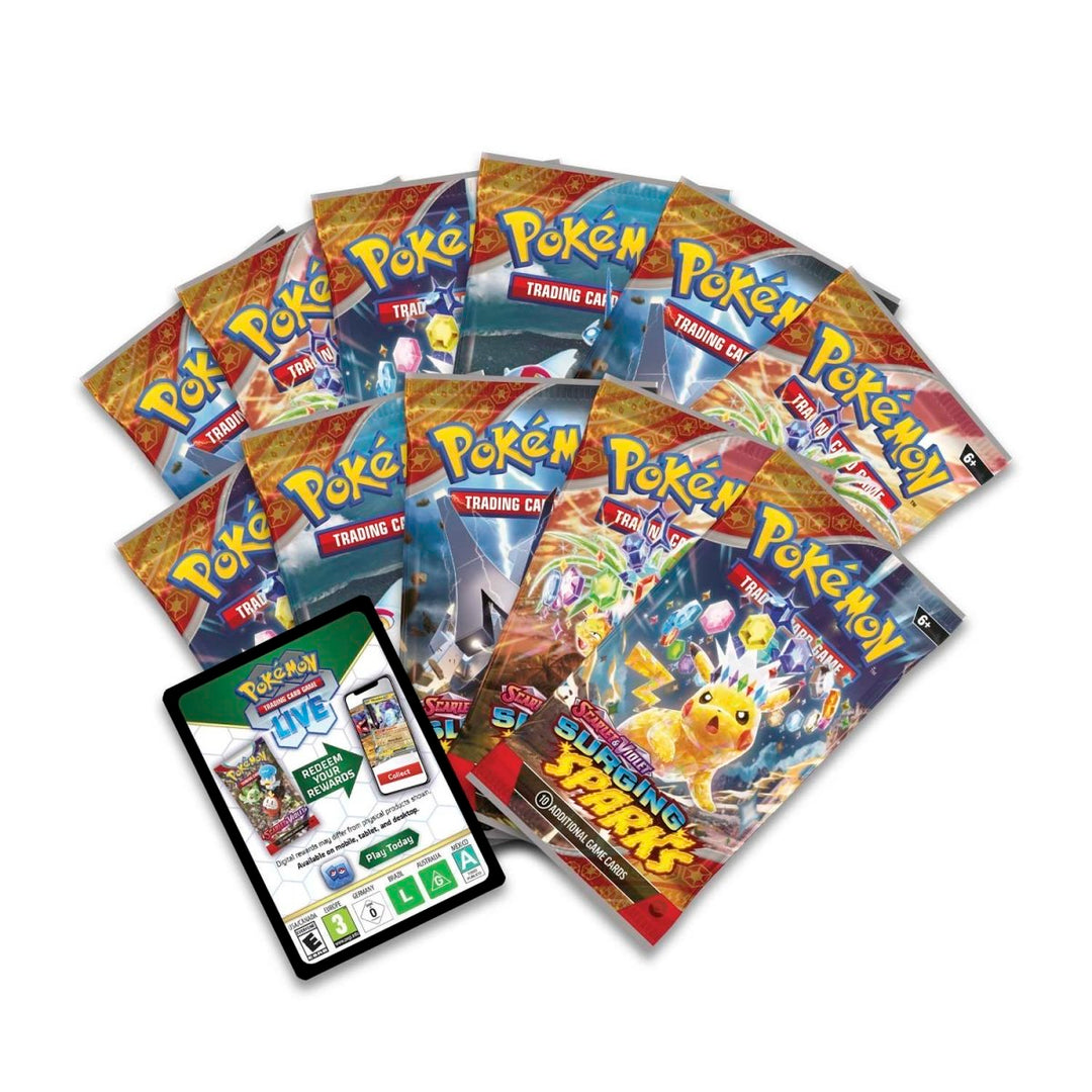 Scarlet &amp; Violet-Surging Sparks Pokémon Center Elite Trainer Box